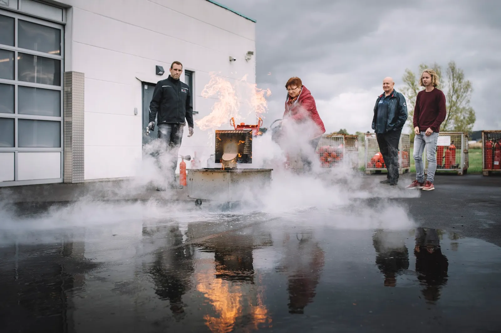 Feuerwehrteam